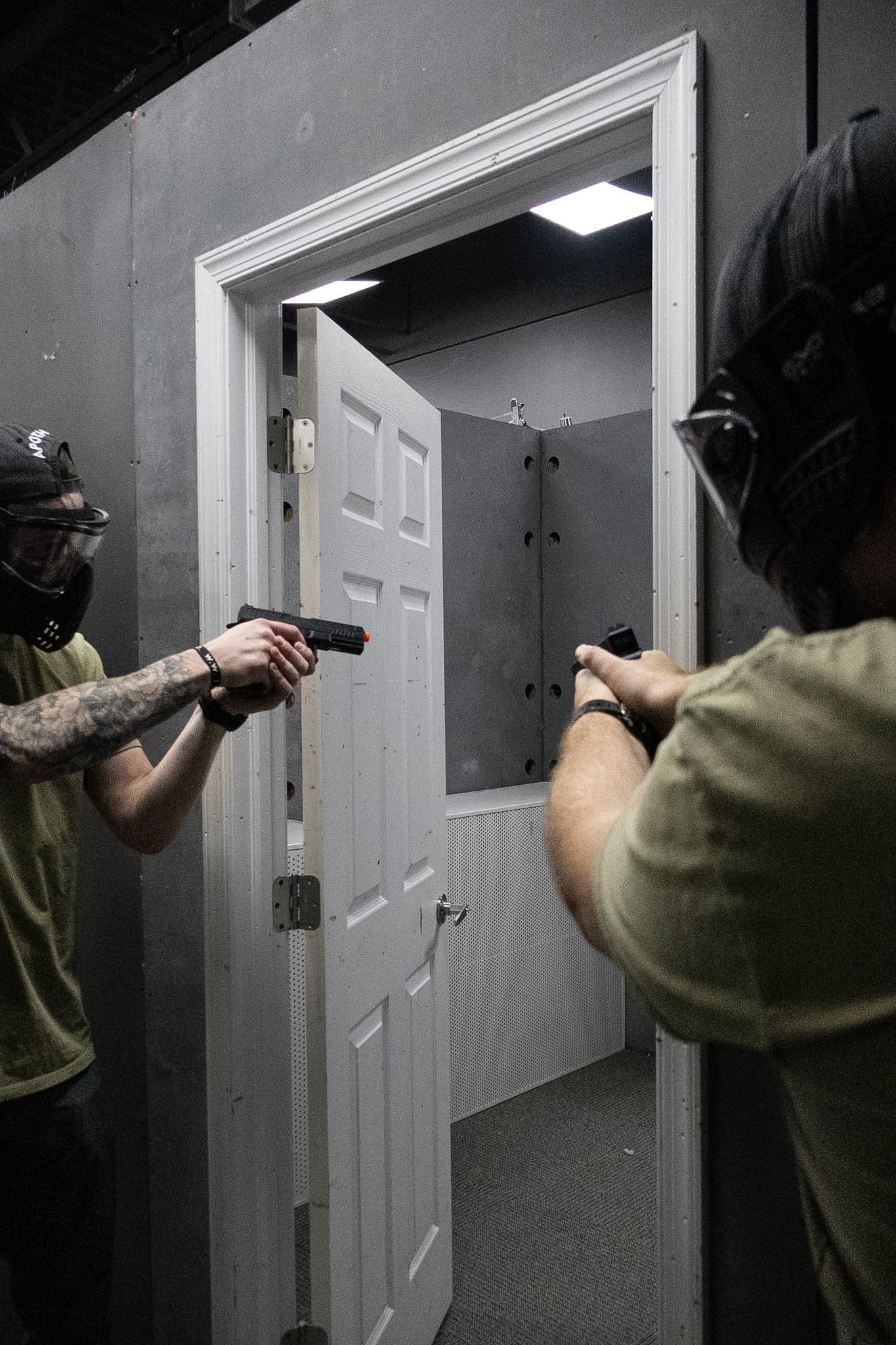 The Send-Off private airsoft party and group event at Apotheon Shoothouse